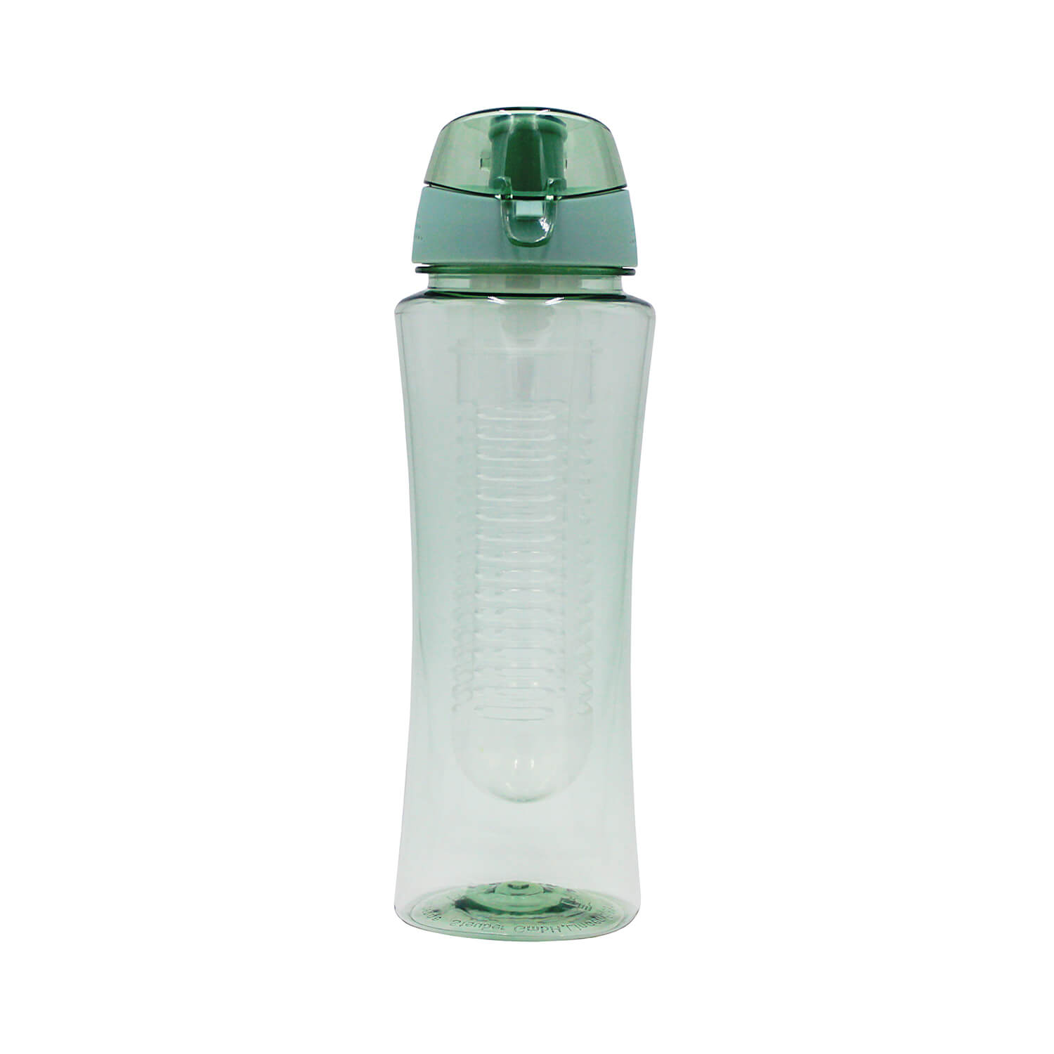 Steuber Trinkflasche Flavour für Sport & Freizeit mit Filtereinsatz, Schraubverschluss und Tragelasche, 700ml, mintgrün