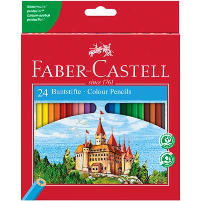 Buntstifte Castle im 24er-Pack mit mehreren Farben