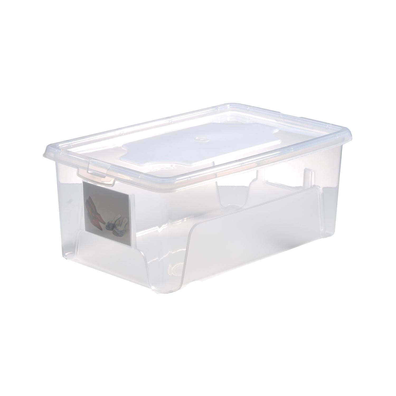 Aufbewahrungsbox "Easybox" 10 L in transparent, Kunststoffbox