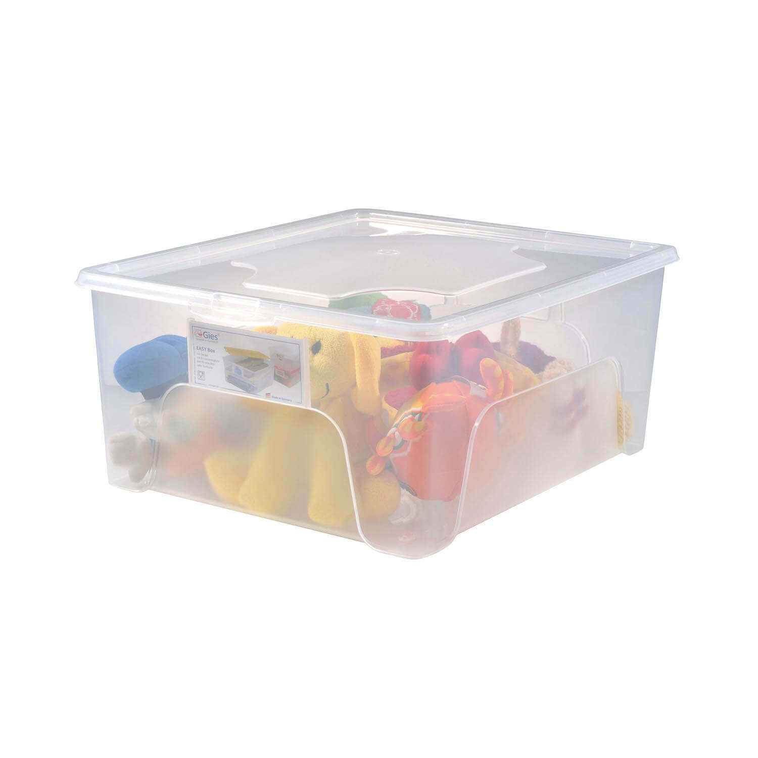 Aufbewahrungsbox "Easybox" 18 L in transparent, Kunststoffbox