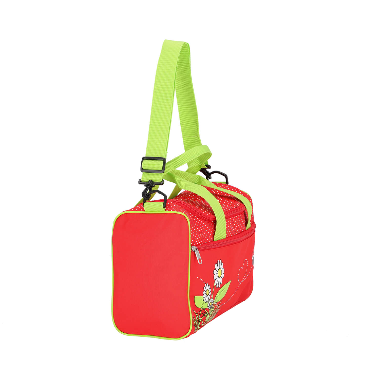 Scooli Sporttasche mit Sweet Beetle Motiv in rot/grün