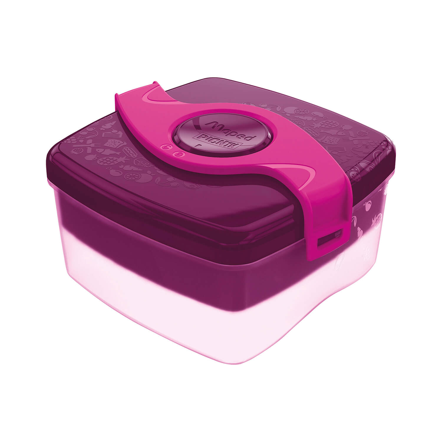 Maped Picnik Lunchbox, Brotdose, Frühstücksdose, Kids Origins 1,4 L, pink