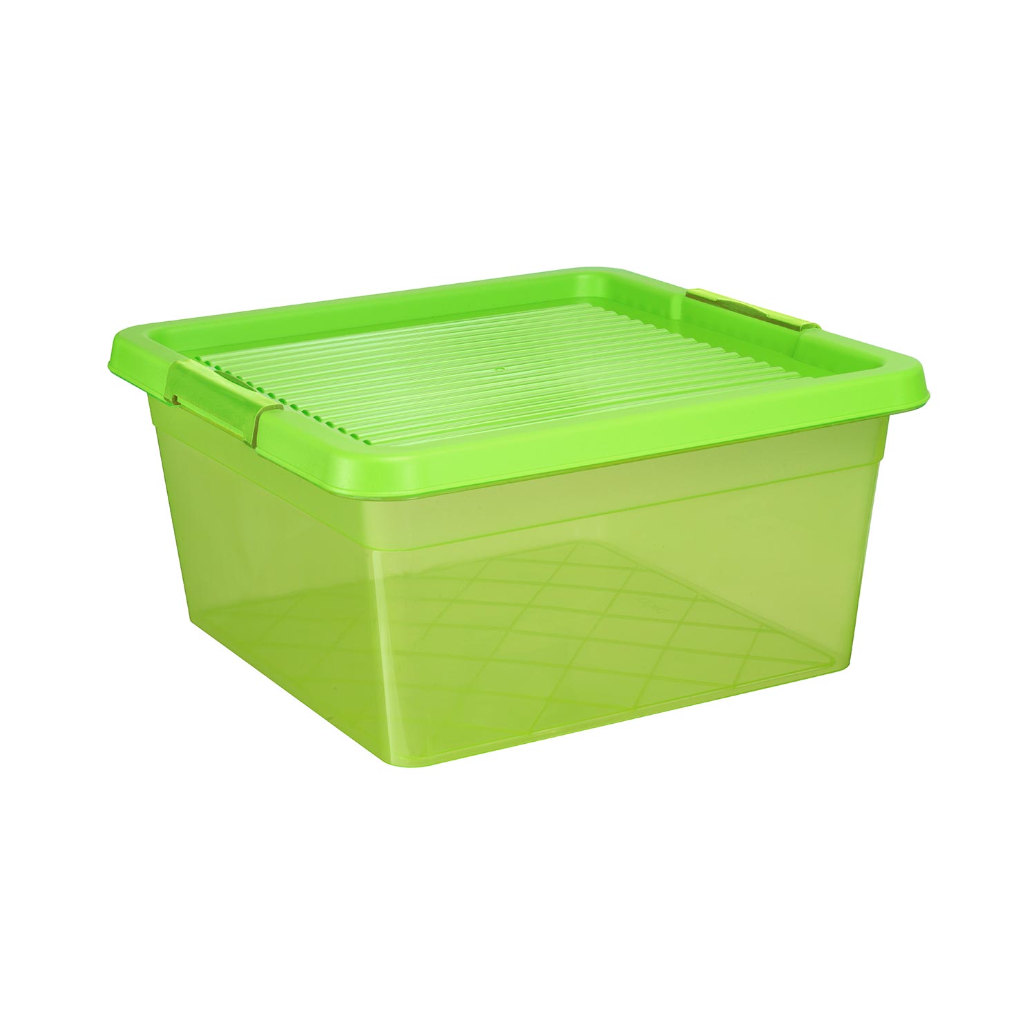 Aufbewahrungsbox "Box One" 20 L in transparenten grün, Kunststoffbox