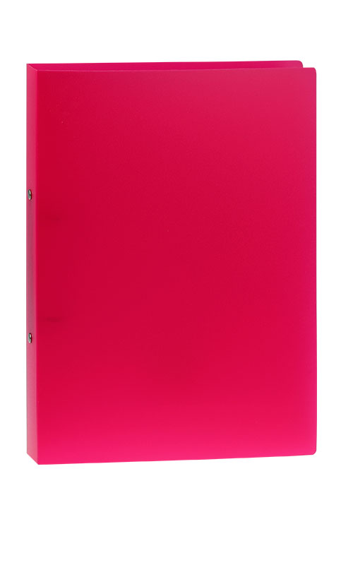 Ringbuch BRUNNEN aus Kunststoff DIN A4 in pink mit 2-Ring-Mechanik