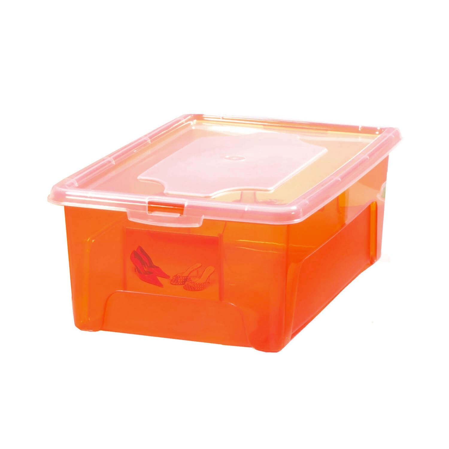 Aufbewahrungsbox "Easybox" 10 L in orange, Kunststoffbox