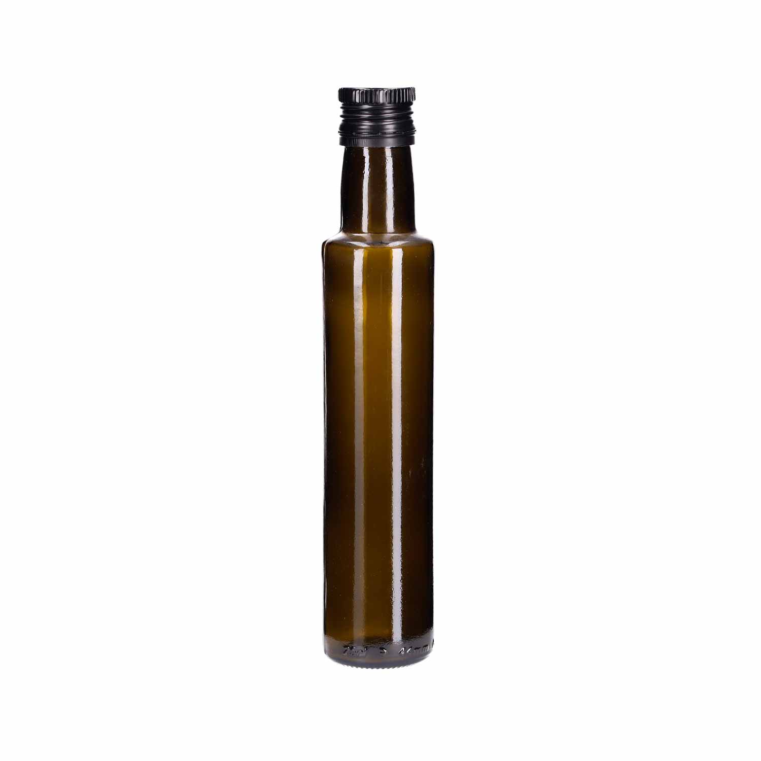 Schraubflasche aus Glas, 250 ml, mit individueller Gravur, grün