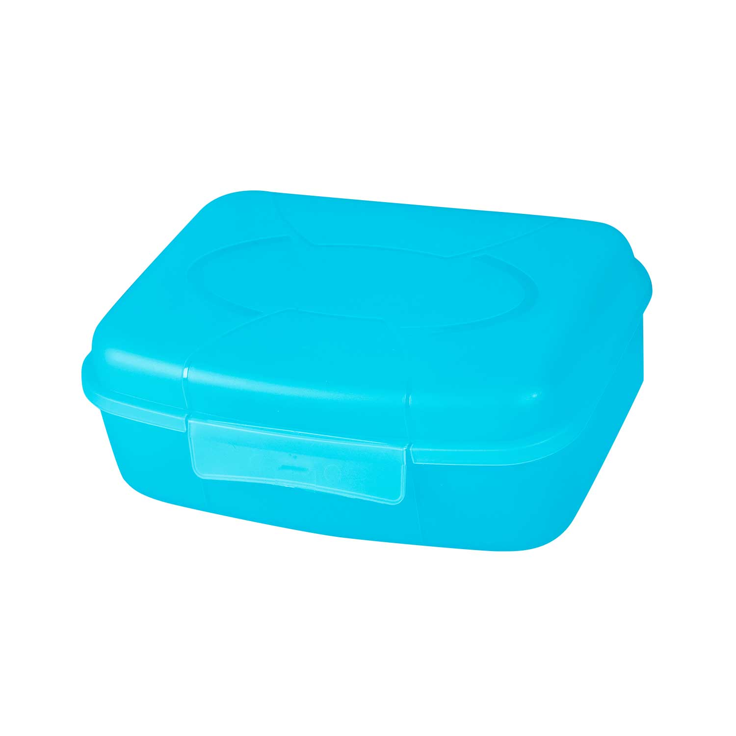 Frühstücksbox, Proviantbox, 1,3L, 18 x 13,5 x 7 cm, blau
