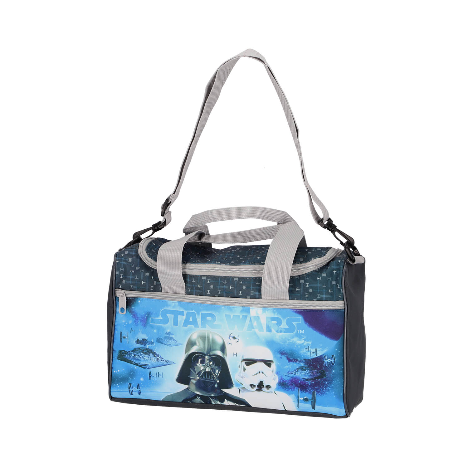 Scooli Sporttasche mit Star Wars Motiv in blau/grau