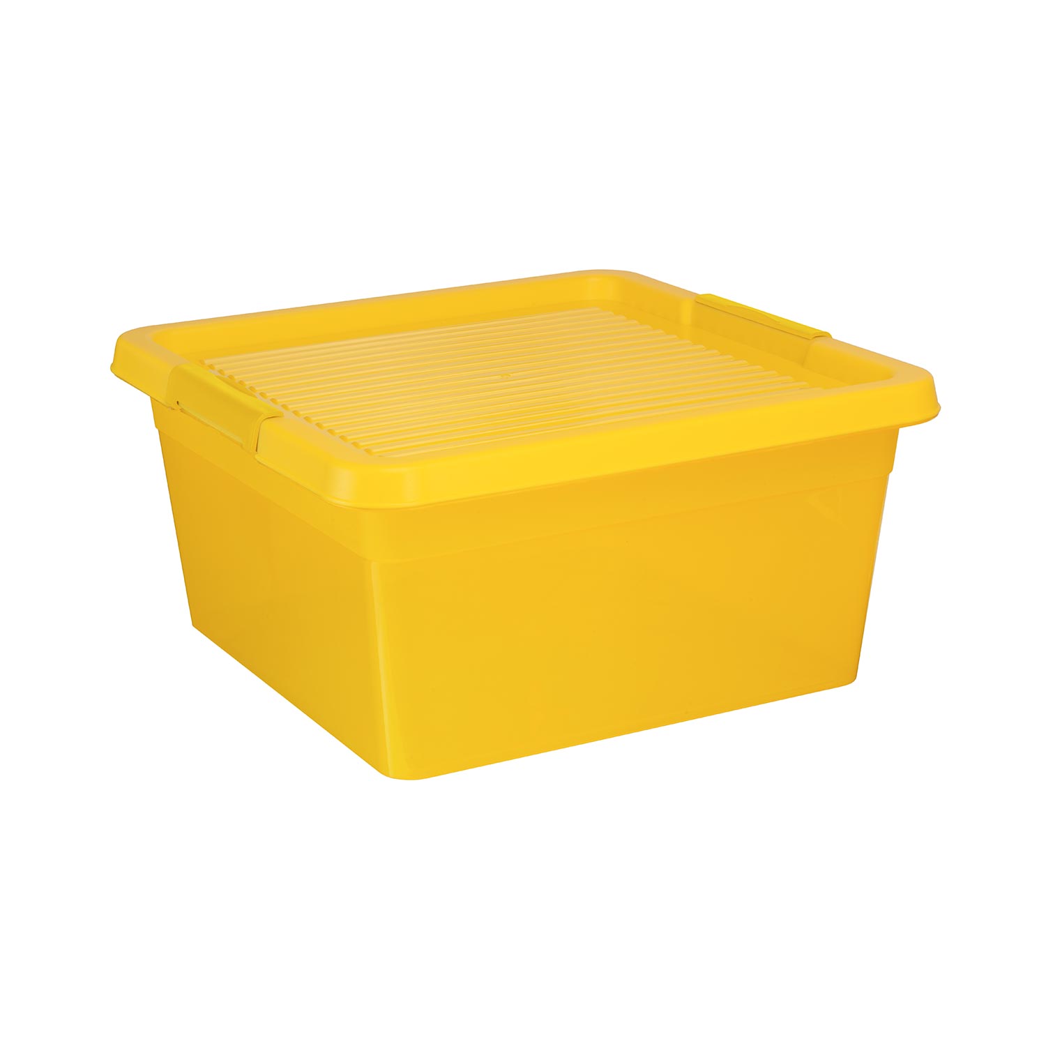 Aufbewahrungsbox "Box One" 20 L in transparenten gelb, Kunststoffbox