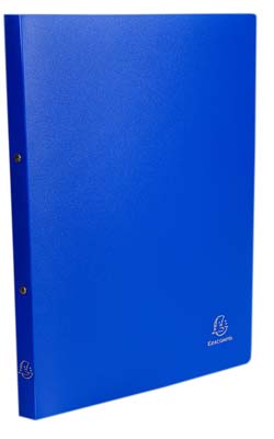Ringbuch Exacompta aus Kunststoff DIN A4 in dunkelblau mit 2-Ring-Mechanik