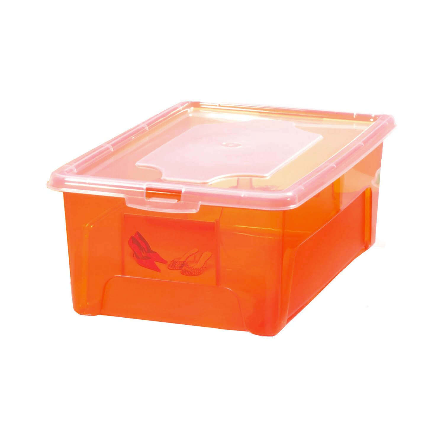 Aufbewahrungsbox "Easybox" 18 L in orange, Kunststoffbox